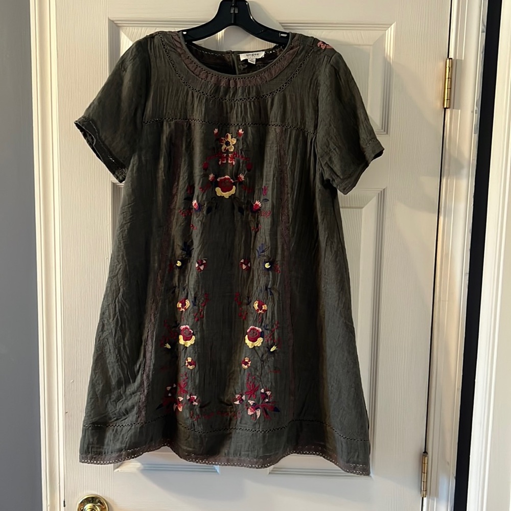 Embroidery Babydoll Style Dress! Size S!